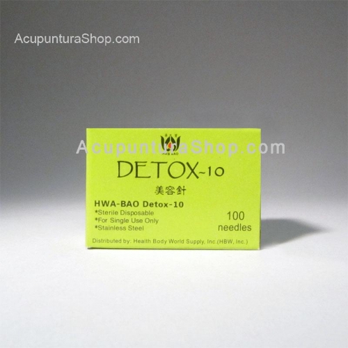 DETOX-10 FACIAL 0.18MM X 7MM 100 PZAS